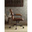 Williston Forge Genuine Leather Executive Chair