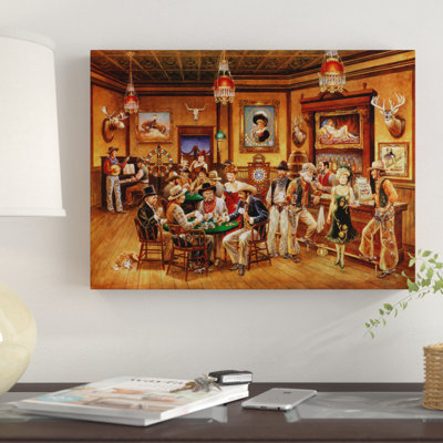 « western berlin », reproduction de peinture à l’acrylique sur toile tendue