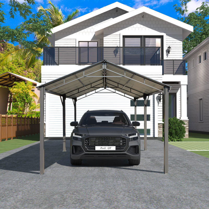 10 pi. L 20 pi. D Garage, abri d'auto robuste