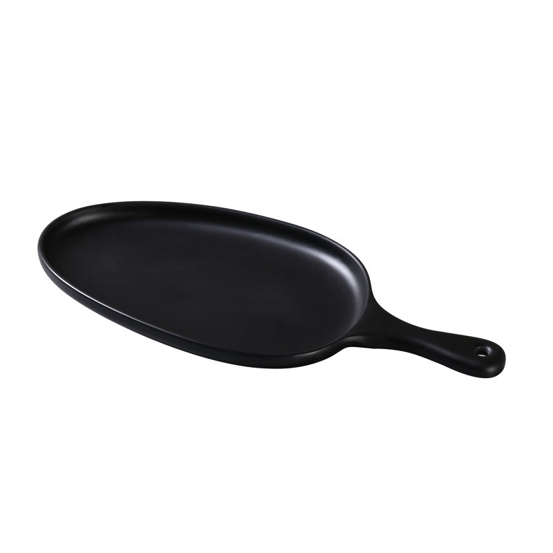 Poêle à frire en mélamine Moderne YancoMelamine, Noir, 7.5"