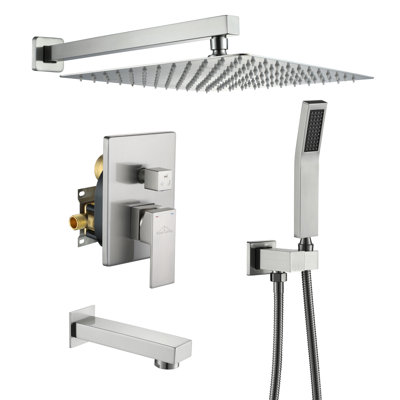 Système de douche complet avec valve brute