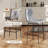 Bar Stools, 27.5" Mid Century Modern PU Leather Counter Height Stools, Upholstered Barstools With Metal Legs And Footrest, Armless Dining Chairs With Back For Kitchen Island-1880126163