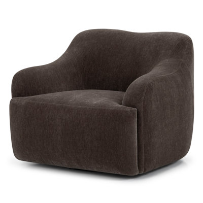 Orla Upholstered Swivel Chair- Chenille