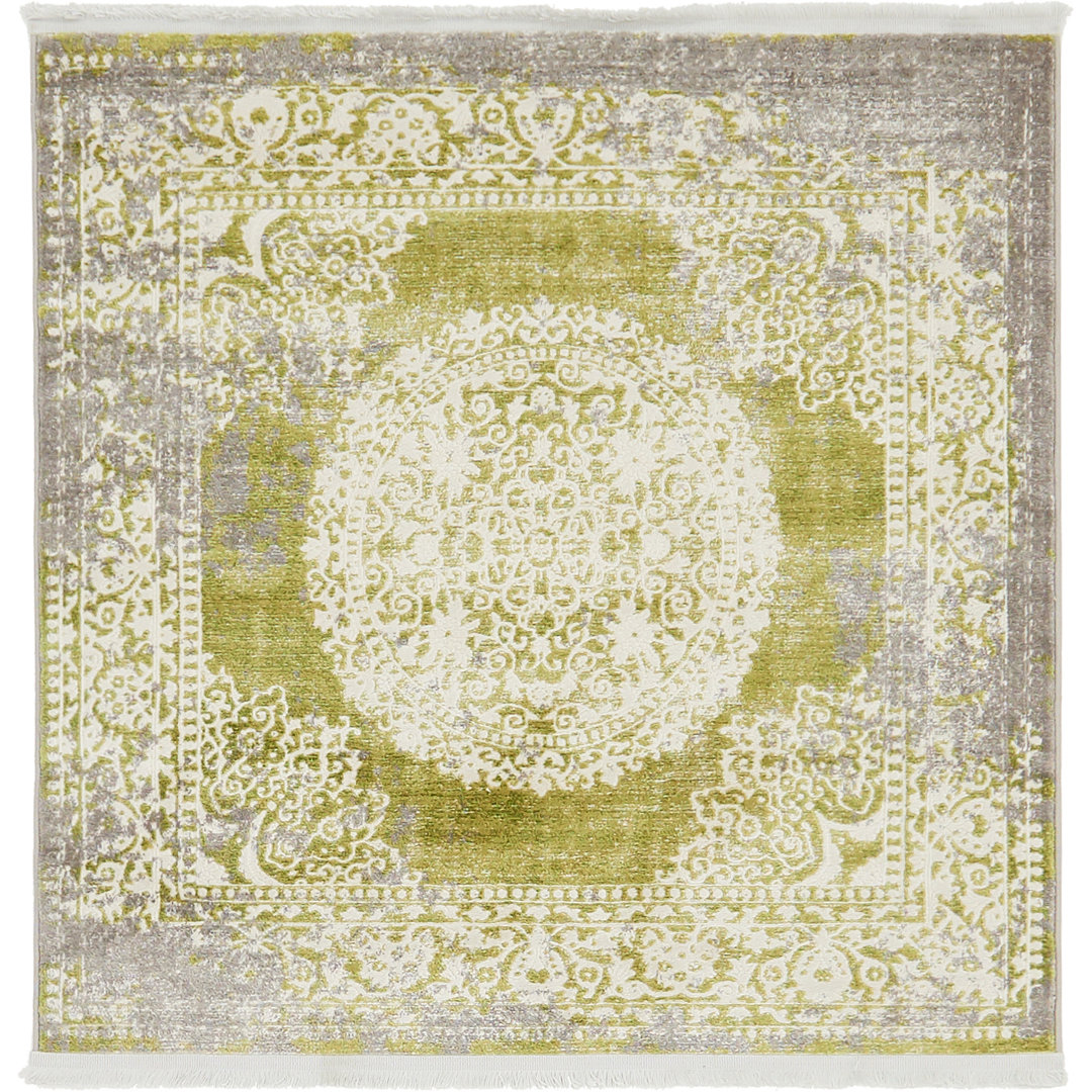 Folkeste Oriental Light Green Area Rug Laurel Foundry Modern Farmhouse® Rug