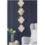 Miroir mural doré à quatre couches étroites, 9,5 x 1 x 47,2 po