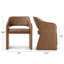 Fauteuil rembourré en similicuir-459764577