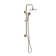 SeaBreeze II 8-in Rain Showerhead Shower System with Multi-function Handshower and Adjustable Slide Bar 1.8 GPM