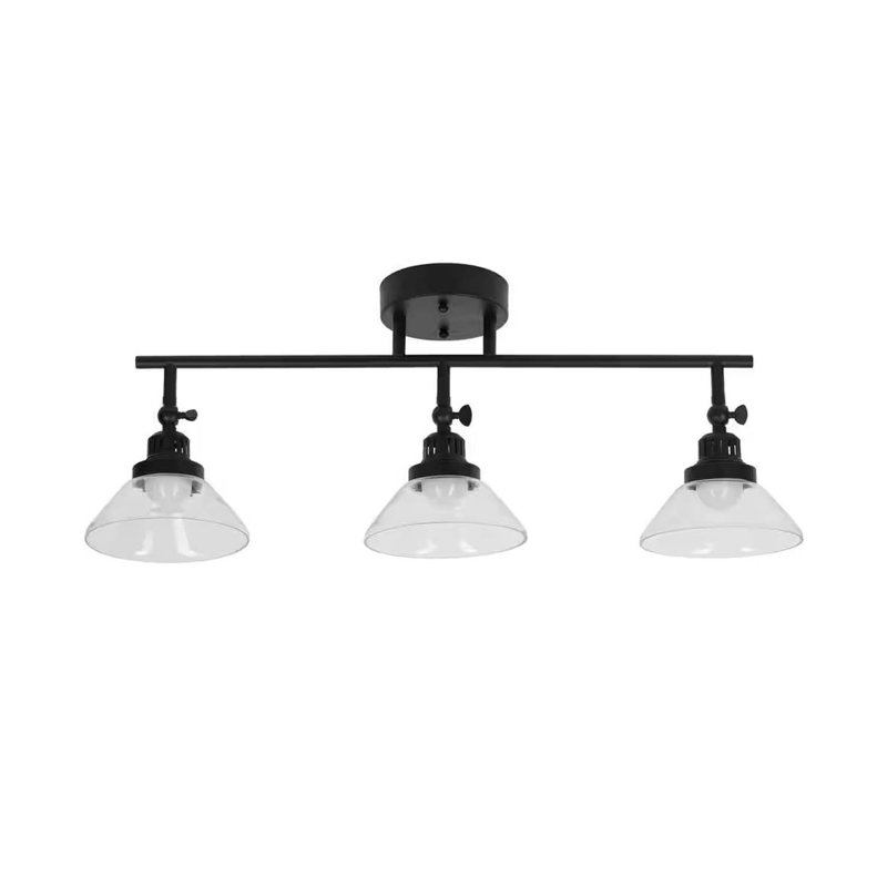 Ensemble de rail d'éclairage 3 lumières Adirondack 23 po