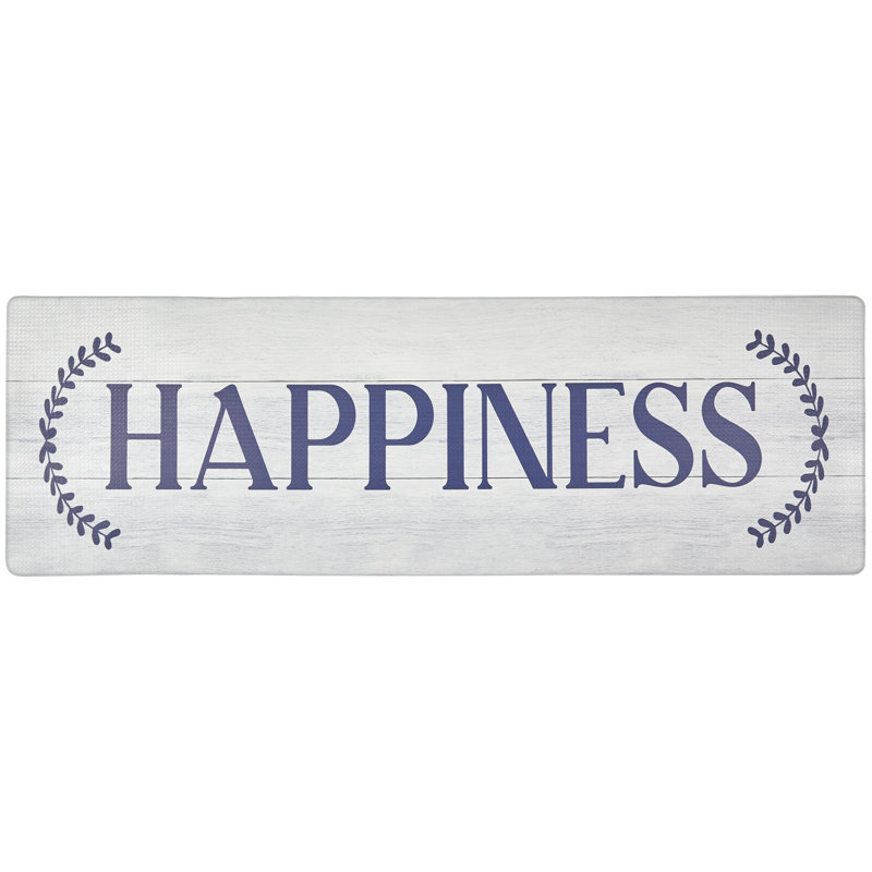 Tapis anti-fatigue Cozy Living Happiness, Tapis de couloir 1 pi 5,5 po x 4 pi 7 po