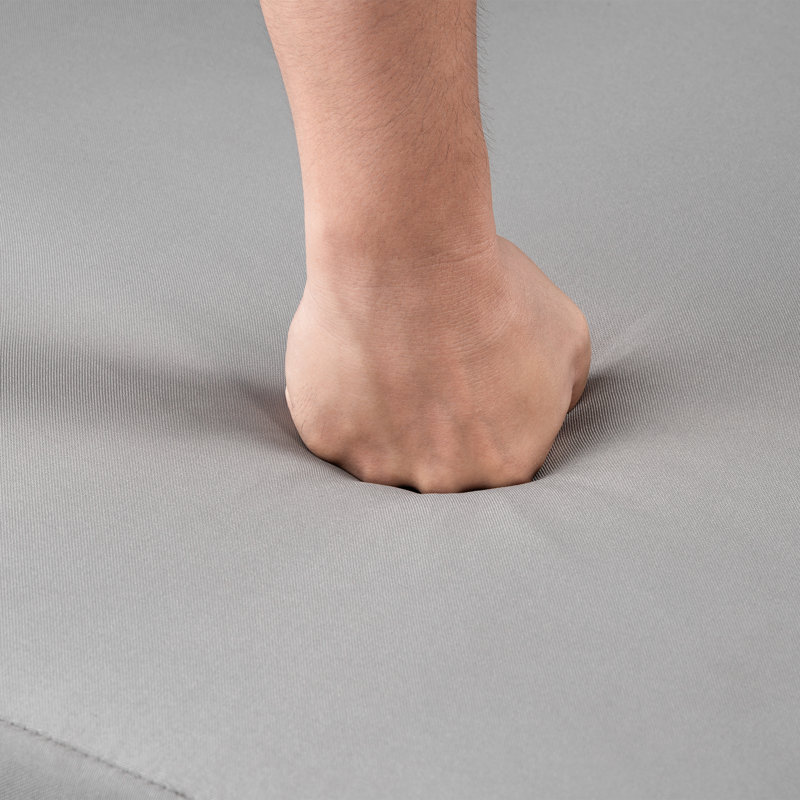 Canapé de patio confortable en forme de L avec structure en fer, coussins résistants aux intempéries pour les espaces extérieurs modernes