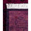 Tapis de couloir mauve en laine noué à la main moderne et contemporain Dail 2 pi 6 po x 14 pi 1 po
