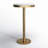 Chet Round Marble Top Metal Base Dining Table