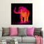 «Neon Elephant 1», impression sur toile-20086923-23653324