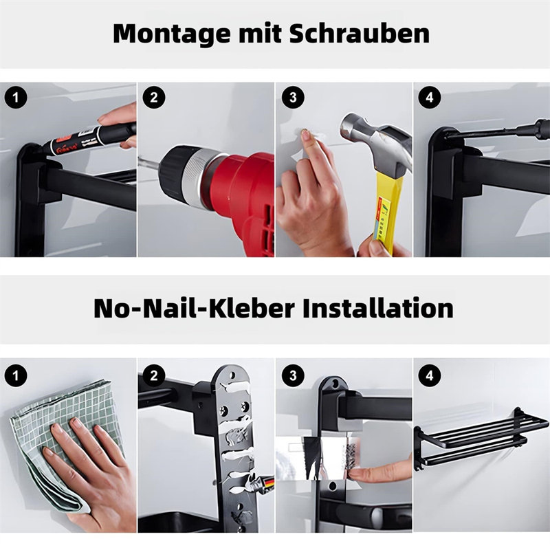 Celise 38cm Wall Mounted Towel Rail