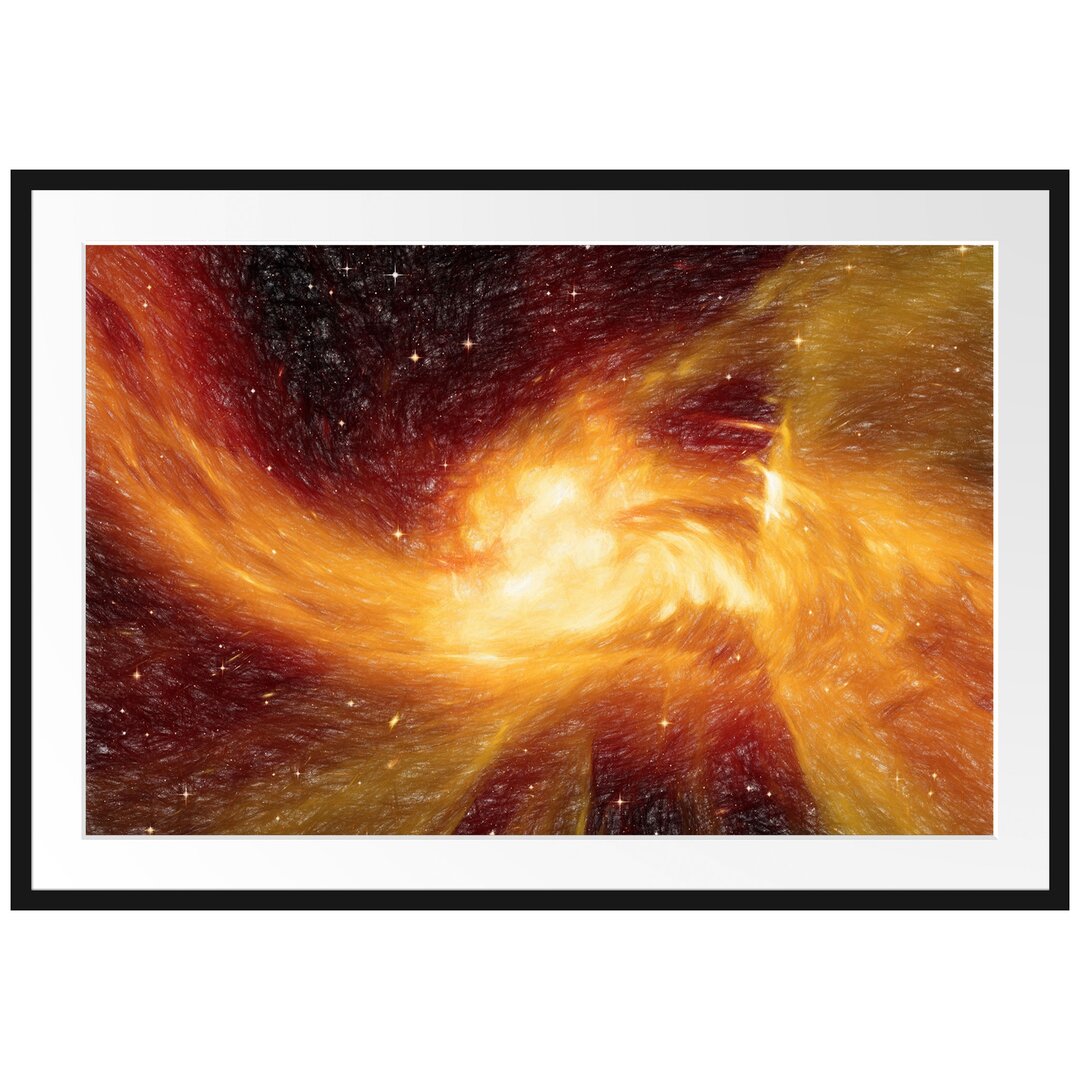 Gerahmtes Poster Galaxie der Sterne