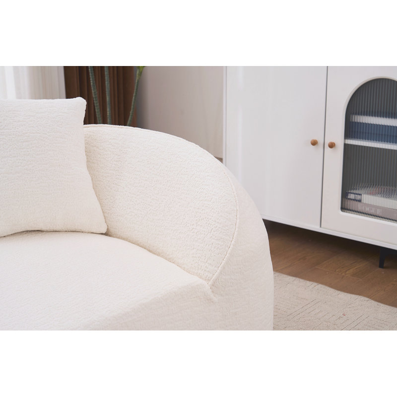 Canapé-lit pour salon, chambre à coucher, appartement, Blanc