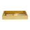 Gouse Plastic Mirrored Geometric Decor Gold Tray Set