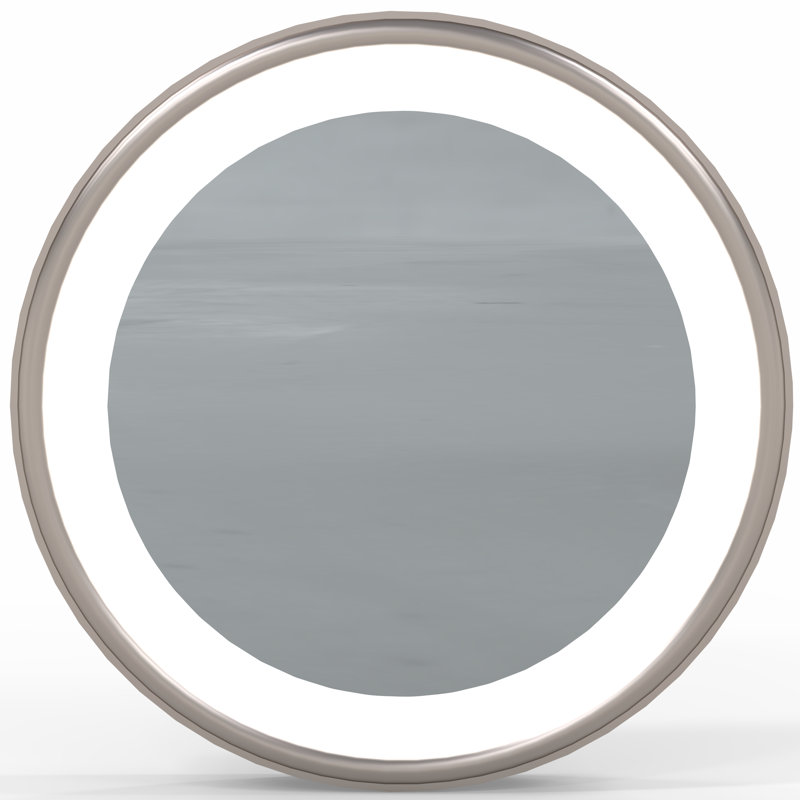 Kimball Young Metal Concave Mirror, Brushed Nickel