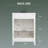 Adria 24" White Oak Bathroom Folding Vanity With Solid Surface Composite Top