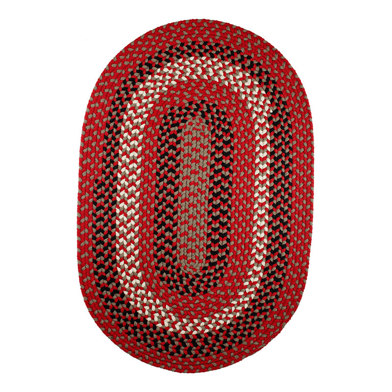 Charlise Synthetic Geometric Indoor Rug, Oval 2' x 3'