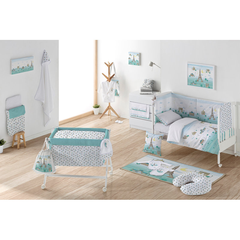 Wilbur 90cm L Cotton Playmat, Blue/Green