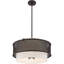Lustre tambour 4 lumières Nedra