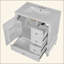 Meuble-lavabo 30 po avec lavabo, une porte avec tablette et trois tiroirs, porte à fermeture en douceur-2147418858