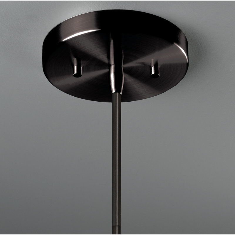 Luminaire suspendu en sablier Leni, Gris brillant, Noir mat