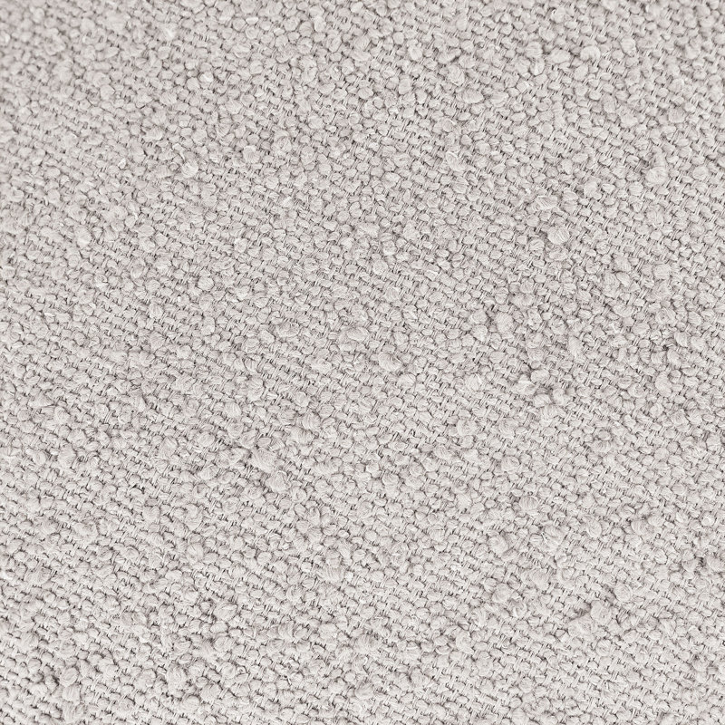 Apollo Boucle Fabric Bench, 18" H x 65" W x 31" D, Cream Boucle Fabric