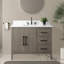 Ensemble de meuble-lavabo simple 42 po avec plateau en marbre Chambery-94811307-94811316