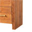 Commode 4 tiroirs Oakline en bois massif, brun, 4 tiroirs
