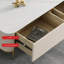 Table basse avec rangement de style traîneau-98372802
