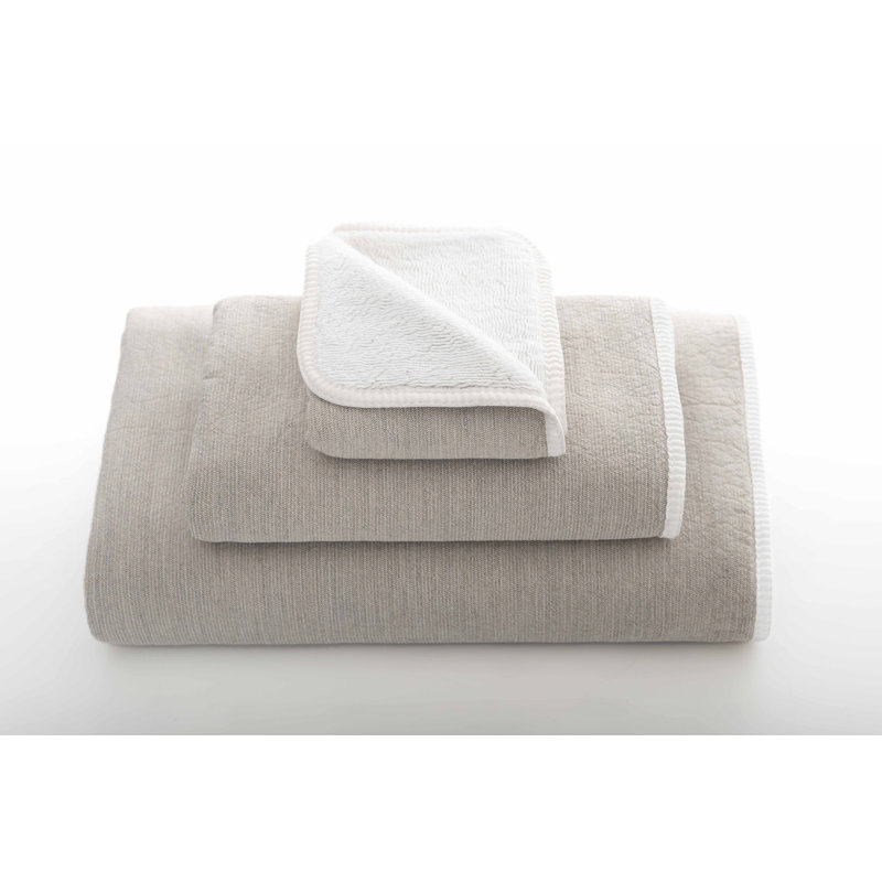 Linen Duo Hand Towel Set, White