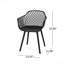 Chaise de salle à manger d'extérieur moderne-2121796895
