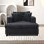 Chaise longue avec repose-pieds de rangement amovible-822829695