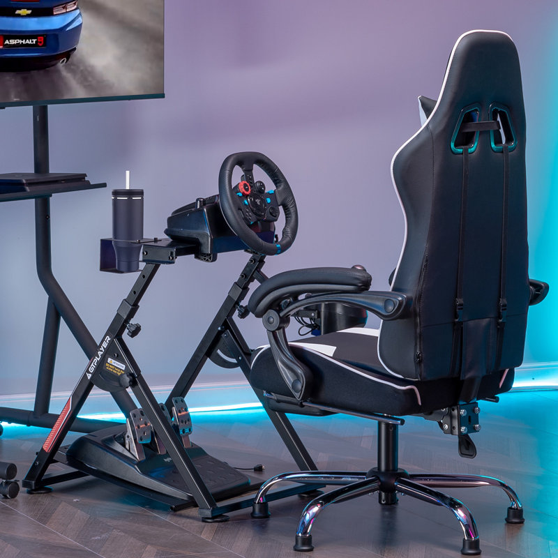 GTPLAYER Floor Game Chair, Black