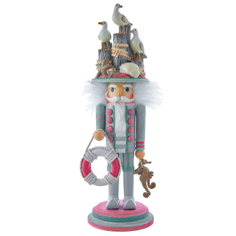 Kurt Adler Hollywood Nutcracker, Seagull Costal, 18in