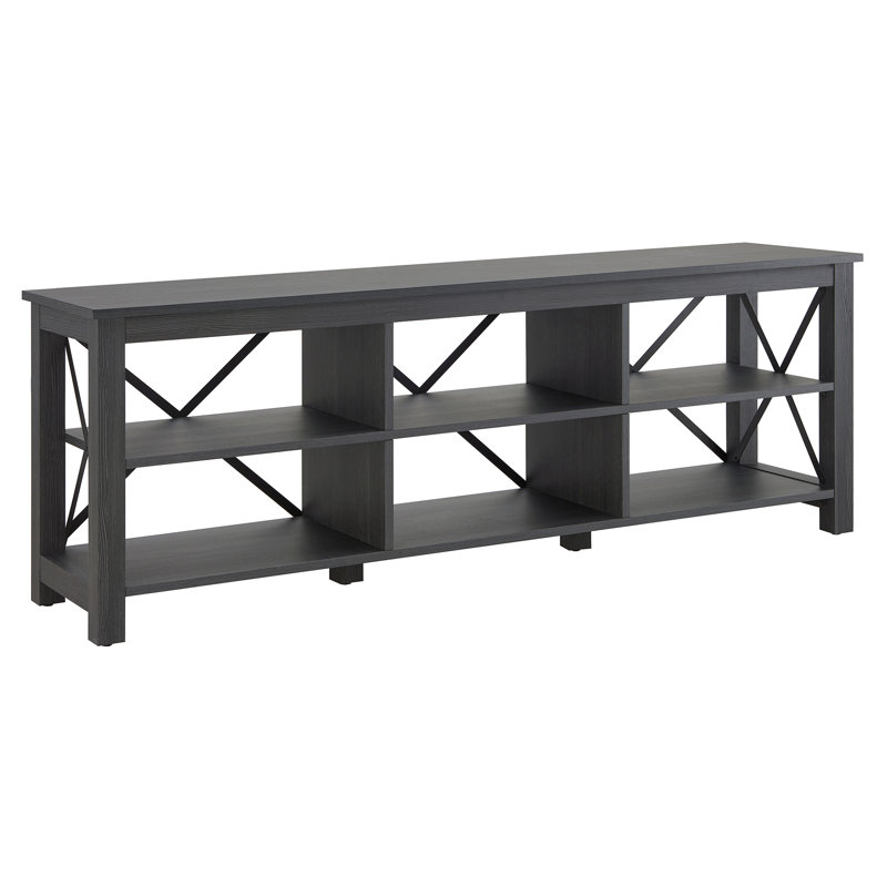 Persephone 68'' Media Console, Charcoal Gray