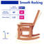 Chaise berçante d'extérieur en PEHD-1673266256