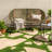Spacious Patio Sofas, Pe Rattan Iron Frame, Modern Porch Balcony
