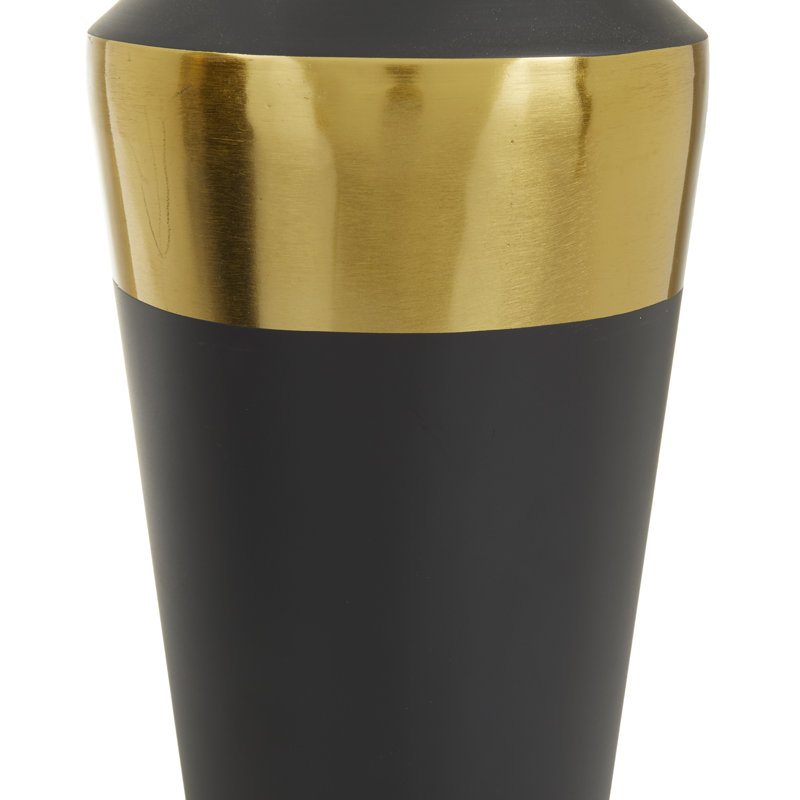 Ensemble de vases de table en métal 2 pièces Sundon, Noir