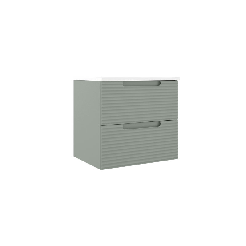 Ensemble de meuble-lavabo simple 24 po, Vert sauge