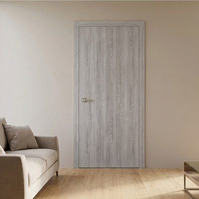 30 in. x 80 in. White Texture Flush Hollow Core Composite Interior Door Slab
