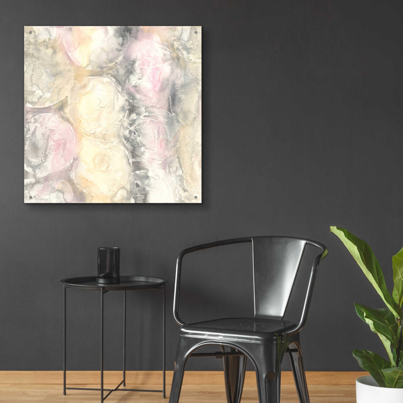 «Blush Circles I» par Chris Paschke, H 36 po x l 36 po x P 0,2 po