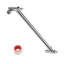 Bras de douche à extension en acier inoxydable 16 po