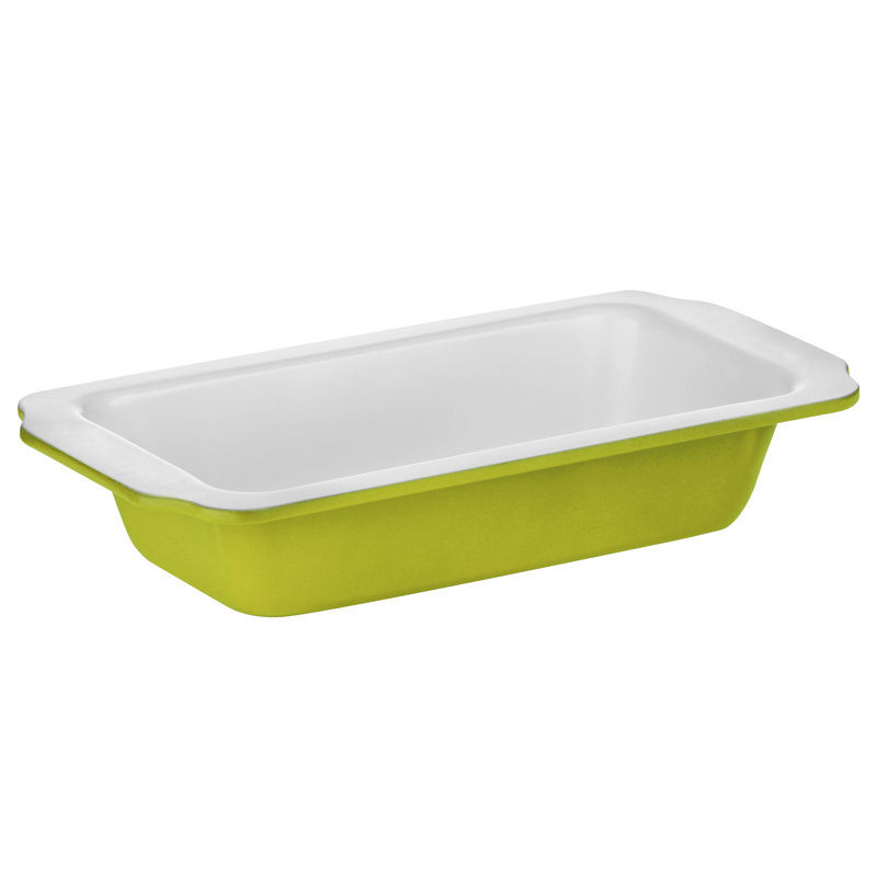 Non-Stick Loaf Tin, Green/White