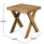 Table d'appoint Rustic Wood