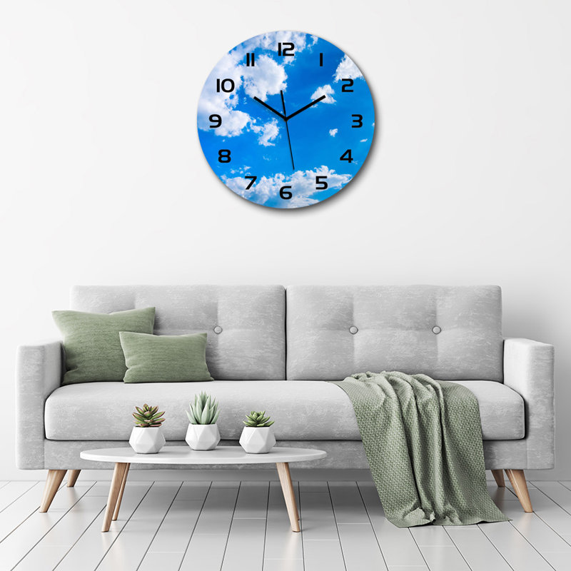 Joliyah Glass Wall Clock