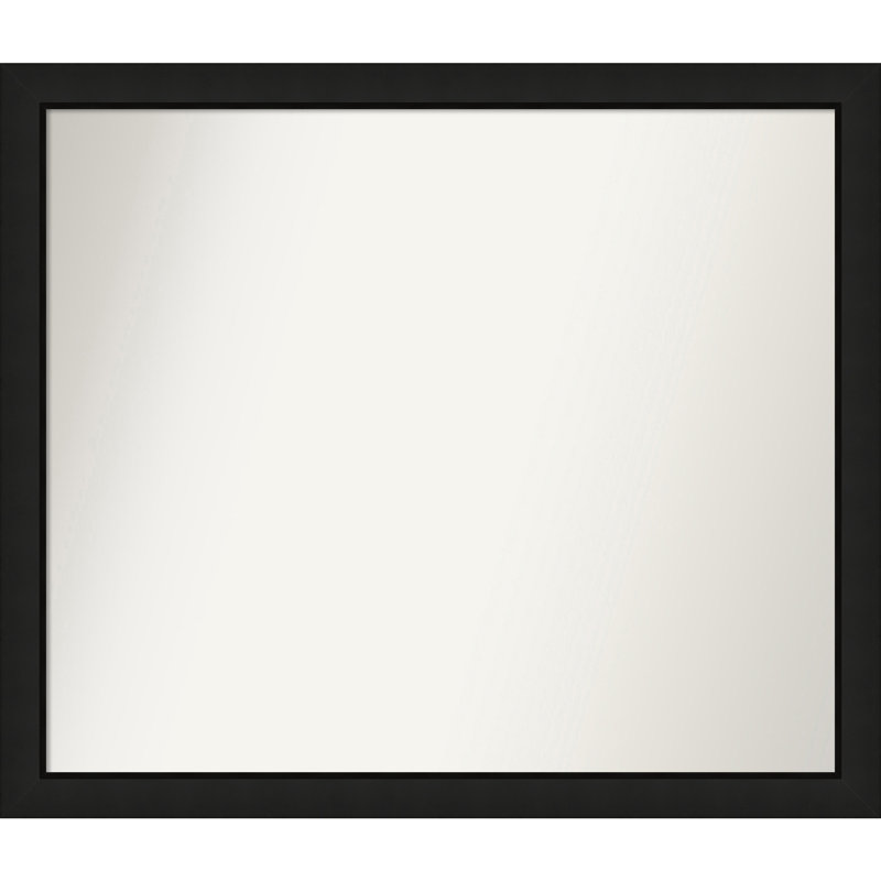 Phil Solid Wood Wall Mirror, Rectangle, 30.25" x 35.25"