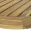 Table basse d'extérieur en bois d'acacia